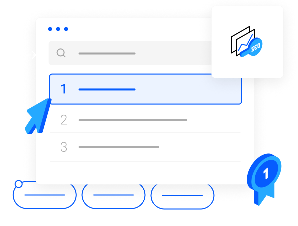 SEO Tools - Pick the keywords you'd like to rank for. Monitor competitors.